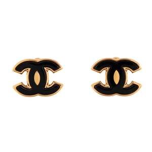 Chanel Cc Stud Earrings Metal With #228202C10B